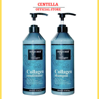 Dầu Gội Xả Collagen BOSECHER 800ml * 2 Chống Rụng Tóc Kiềm Dầu Ngừa Gàu Phục Hồi Tóc Kích Mọc Tóc