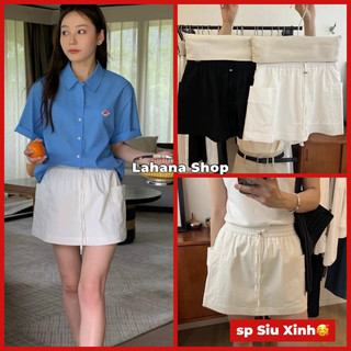 Lahana@ Quần Giả Chân Váy Thô Mềm Mát QC (ảnh thật)