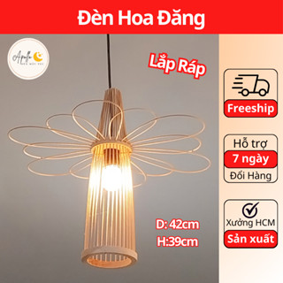   Xưởng HCM  Đèn Mây Tre Thả Trần Hoa Đăng Dùng Để Decor Nhà Hàng Quán Ăn Cafe Homestay. 