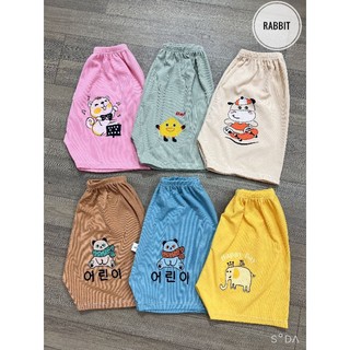 Sét 5 quần đùi tăm lạnh cho bé