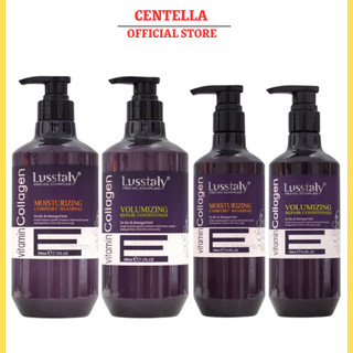 Dầu Gội Xả Lusstaly Vitamin E 500ML * 2 Phục Hồi Hư Tổn Ngăn Rụng Không Gàu Ngứa