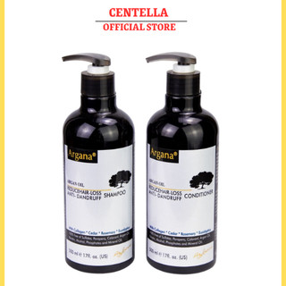 Dầu Gội Xả Argana 500ml * 2 Ngừa Gàu Phục Hồi Tóc Hư Tổn Hương Nước Hoa