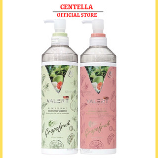 Dầu gội xả bưởi Grapefruit Valert 850ml * 2 chống rụng tóc kích thích mọc tóc phục hồi tóc 850ml * 2
