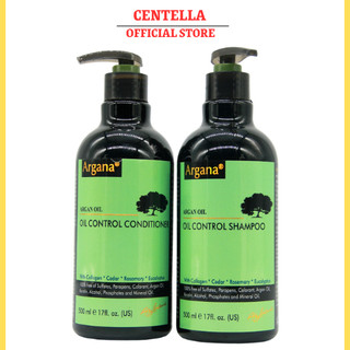 Dầu gội dầu xả Argana 500ML * 2 kiềm dầu hiệu quả siêu mềm mượt hương nước hoa