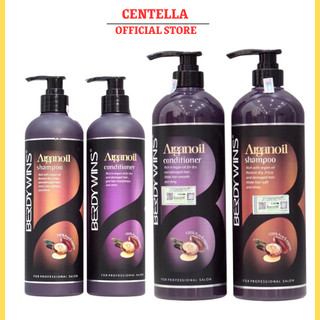 Dầu Gội Xả BERDYWINS ARGAN OIL 1000ML * 2 Phục Hồi Tóc Hư Tổn, Chống Rụng Tóc, Tái Tạo Sợi Tóc