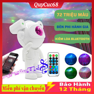 Đèn phi hành gia kiêm loa bluetooth galaxy chiếu sao thiên hà trang trí phòng làm việc, phòng ngủ có ánh sáng laze.