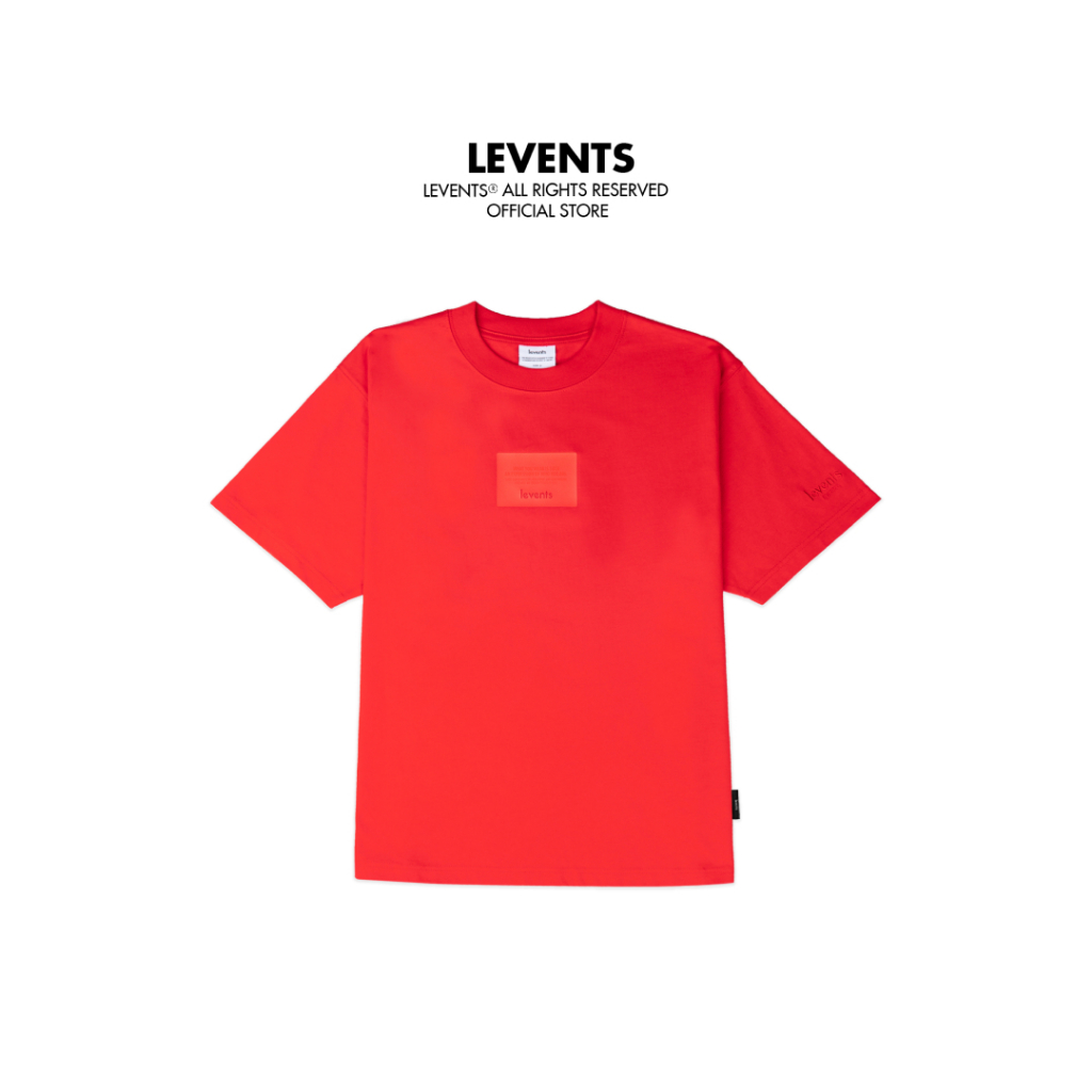 Áo Thun Boxy Levents Expression/ Red Tee 100% Cotton T-shirt Unisex