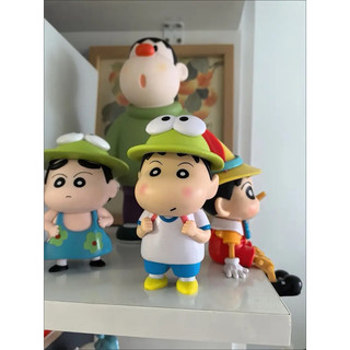 Mô hình Shin đội mũ ếch 13cm dễ thương (ảnh thật ở cuối)