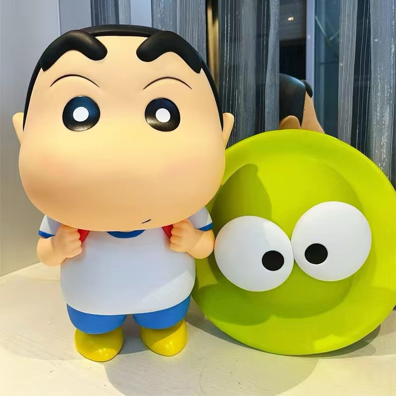 Mô hình Shin đội mũ ếch 13cm dễ thương (ảnh thật ở cuối)