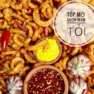 500g Tóp Mỡ Cuộn Mắm Tỏi