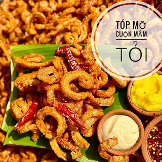 500g tóp mỡ cuộn mắm tỏi