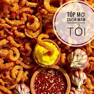 500g Tóp Mỡ Cuộn Mắm Tỏi