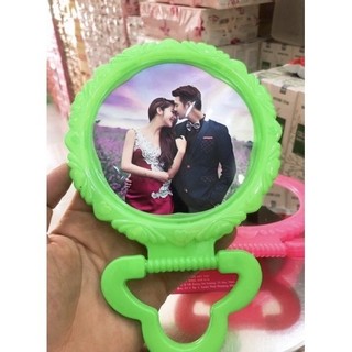 Combo 05 cái gương tròn Kính soi mặt nhựa TQ Đường kính 17 cm