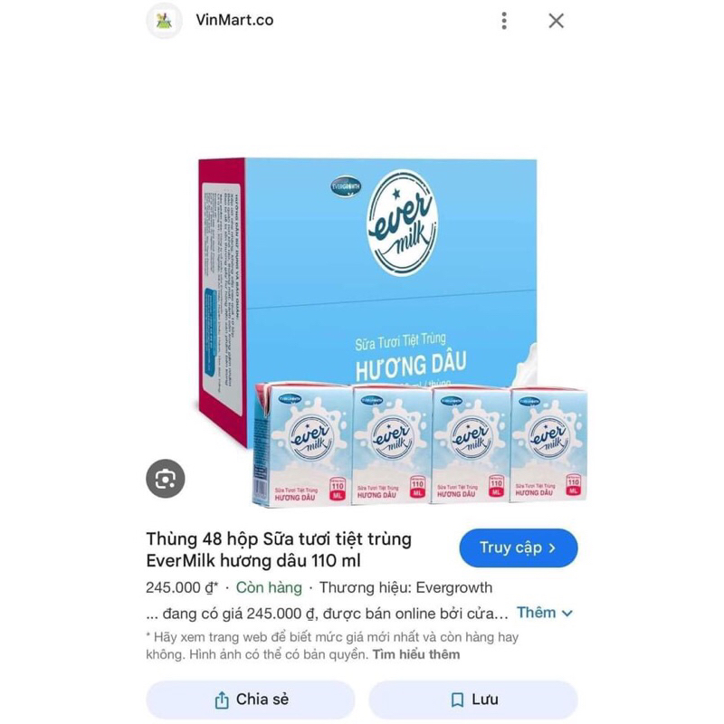 Sữa Tươi EVERMILK