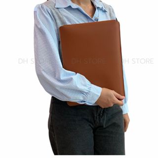 Túi đựng Macbook, bao da laptop 13.3/14/15.4 inch da PU mềm mại tích hợp lót chuột chống thấm nước