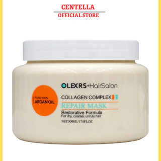 Kem Ủ Tóc Olexrs Hair Salon Collagen Complex 500ml Phục Hồi Siêu Mượt Hàng Chính Hãng