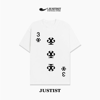 Áo thun nam cổ tròn justist form unisex 3 bich chất cotton tsjt008