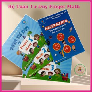 Bộ Toán Tư Duy Finger Math Nhật Cho Trẻ Từ 5-12 Tuổi, Tăng Phản Xạ, Tập Trung, Phát Triển Trí Não - Pé Gấu