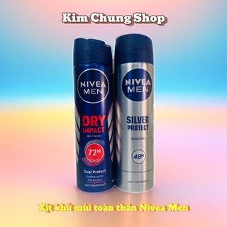 Xịt ngăn mùi toàn thân Nivea Men 150ml