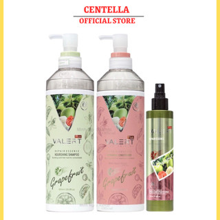 Dầu gội xả bưởi Grapefruit Valert 850ML * 2 chống rụng kích thích mọc tóc phục hồi tóc hư tổn