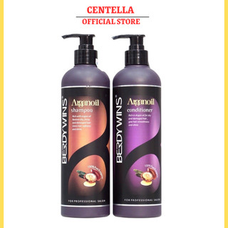 Dầu Gội Xả BERDYWINS 500ml * 2 Chống Lão Hóa Da Đầu Phục Hồi Nang Tóc Kích Mọc Tóc
