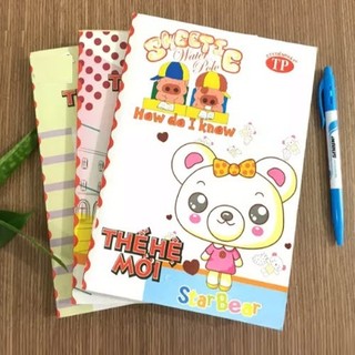 Lốc 5 cuốn tập vở học sinh cao cấp thế hệ mới 200 trang