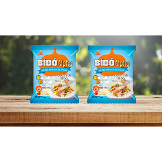 Gói cháo Bí Đỏ Alpha vị thịt bằm- vị gà 50g date mới nhất