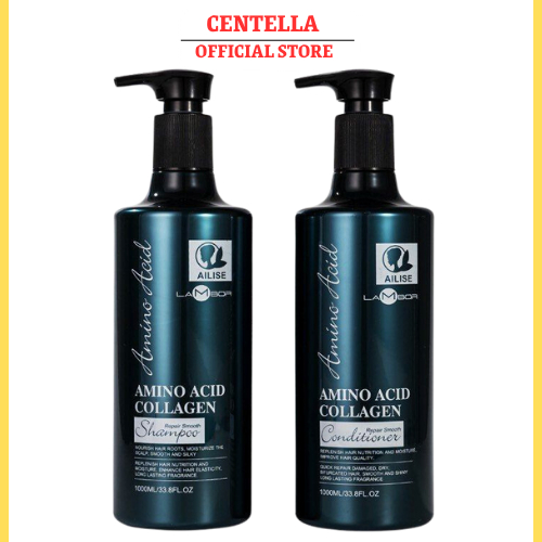 Dầu Gội Xả AILISE LAMBOR Keratin Organic ngăn dầu sạch gầu ngăn rụng hiệu quả phục hồi tái sinh tóc