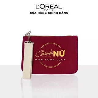 Túi đưng mỹ phẩm , ví cầm tay loreal đựng mỹ phẩm