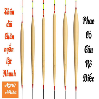 Phao câu cá rô , phao câu cá diếc phao cỏ tăm bé,chân ngắn,thân dài trị cá nhát s