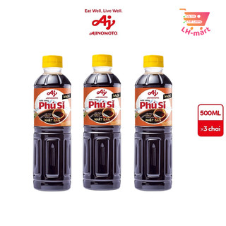 Combo 3 chai nước tương "phú sĩ" 500ml/chai