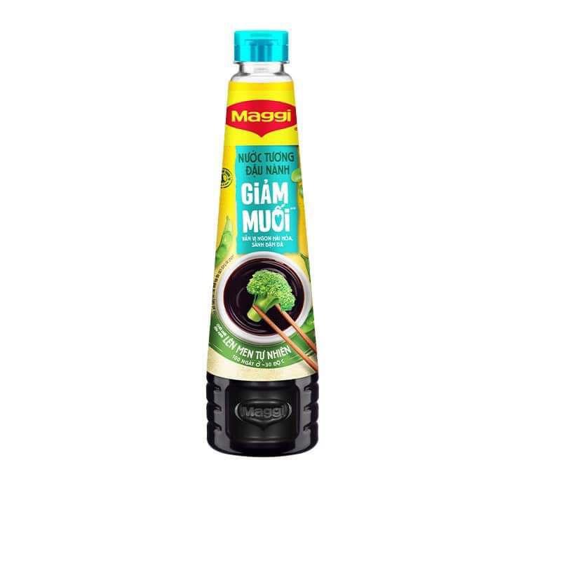 xì dầu giảm muối maggi