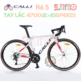 Xe đạp đua nhôm CALLI R6.5 tay lắc 4700(2x10speed) 2024