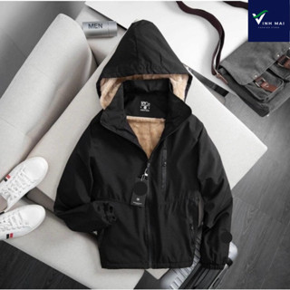 Áo khoác gió nam nữ 2 lớp lót lông cừu cao cấp siêu ấm, áo gió nam nữ phủ nano chống gió cản bụi chống thấm nước