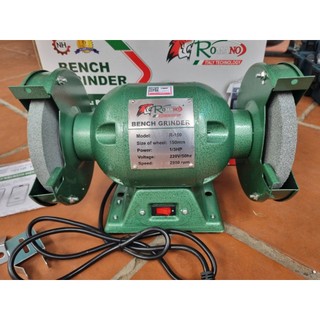 Máy mài 2 đá 150mm để bàn cố định romano - bảo hành 6 tháng