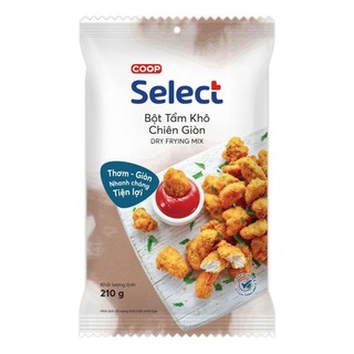 [DATE MỚI] Bột Tẩm Khô Chiên Giòn Coop Select 210g
