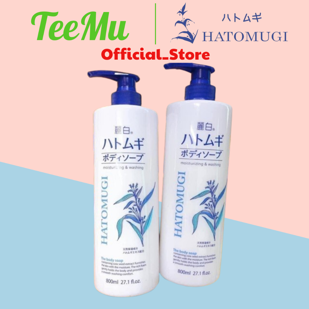 Sữa Tắm Ý Dĩ Hatomugi 800ml