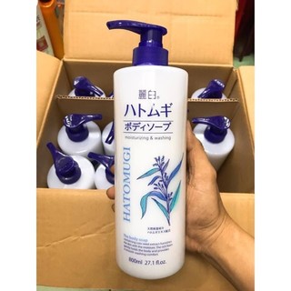 Sữa Tắm Ý Dĩ Hatomugi 800ml