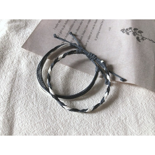 Set vòng waterproof phối đen trắng xám