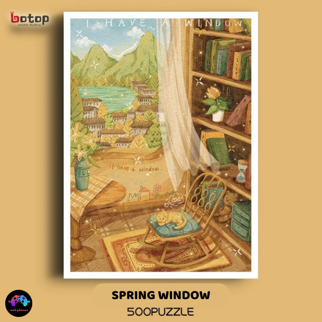 [Spring Window] Bộ Tranh Ghép Hình Botop Fusion 500 Mảnh - Botop Fusion Jigsaw Puzzle 500pcs - CÓ SẴ