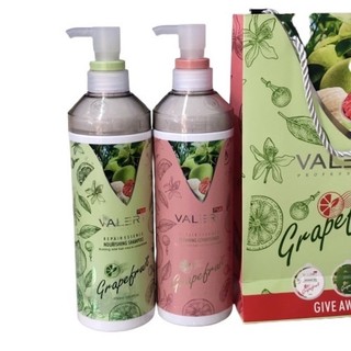 Cặp Dầu Gội Xả Bưởi Grapefruit Valert 850ML