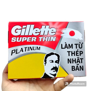 Lưỡi lam Gillette Super Thin Hàng Chính Hãng - 20x5