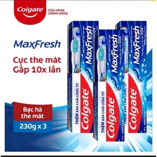 Kem đánh răng Colgate maxfresh bạc hà