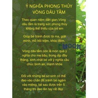 Vòng Dâu Tằm Cho Bé