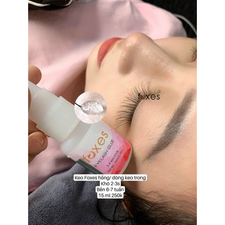 Keo nối mi foxes trong suốt/ eyelash glue foxes/ keo nối mi tàng hình/ keo nối mi gel lỏng
