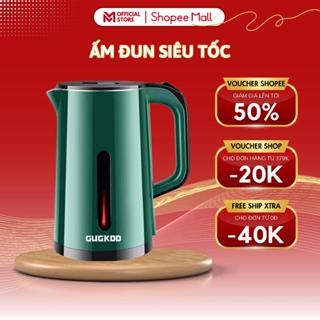 Ấm siêu tốc đun nước Melli dung tích 2.5L công suất cao 1500W tự ngắt điện khi sôi, 2 lớp cách nhiệt
