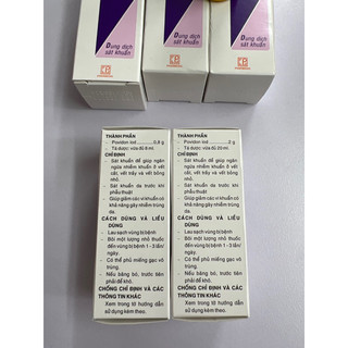 DUNG DỊCH  SÁT KHUẨN Povidine 10% (lọ 8ml)