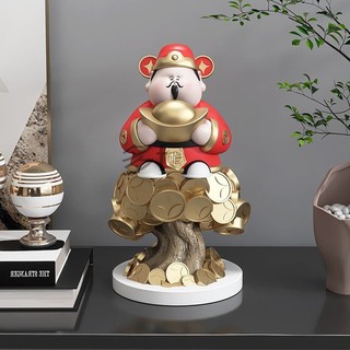 Tượng bắp cải và ôngthần tài phong thủy - chiêu tài hút lộc