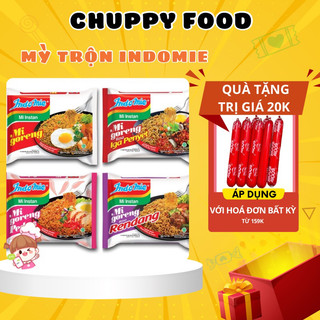  Mì Xào Khô Indomie🎁CHUPPY FOOD🎁 10 Gói Mì Trộn Indomie Các Vị Sườn  Bò Cay  Đặc Biệt Siêu Hot 