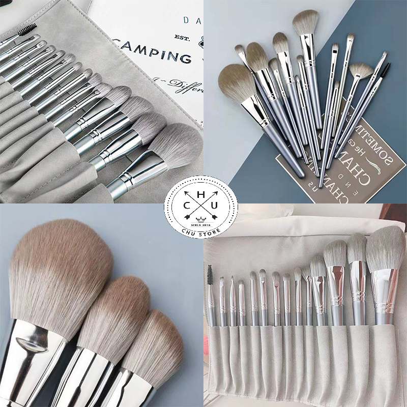 (Rẻ Vô Địch) Bộ Cọ Trang Điểm 14 Cây Cọ Trang Điểm Cá Nhân 14 Món Chuyên Nghiệp Đầu Lông Mềm Mại Cm1